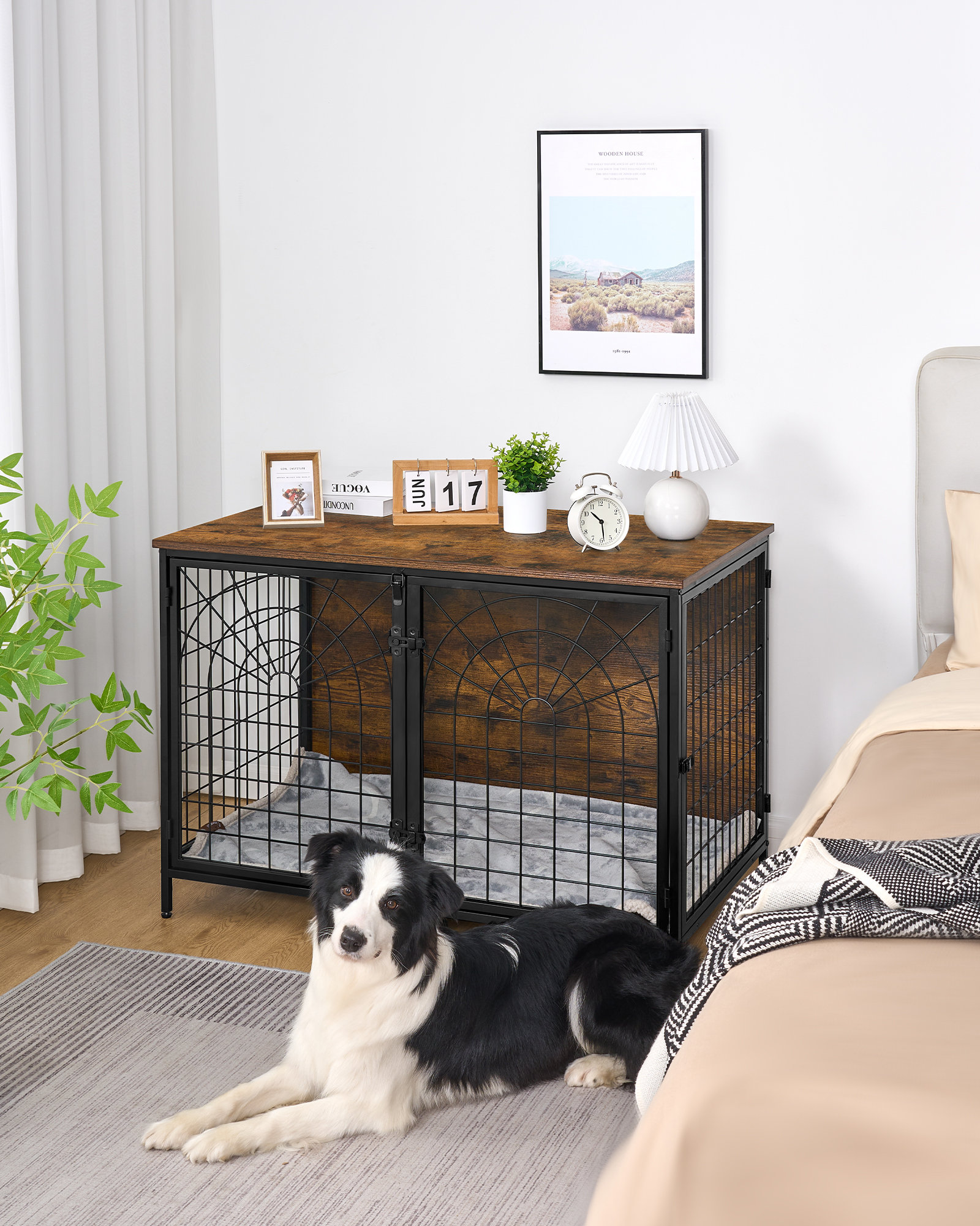 Tucker Murphy Pet™ 39.4" Dog Crate Furniture, 176lbs Heavy Duty Dog